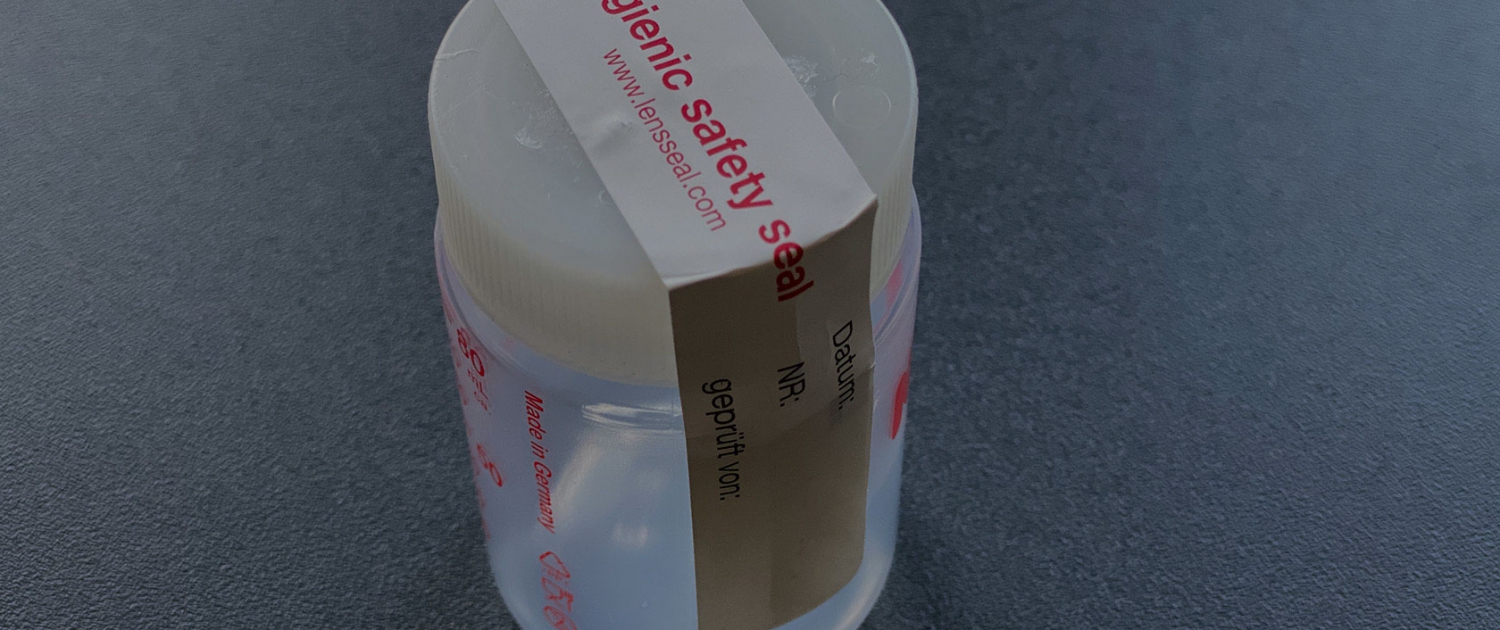 The LENS SEAL® hygienic safety seal